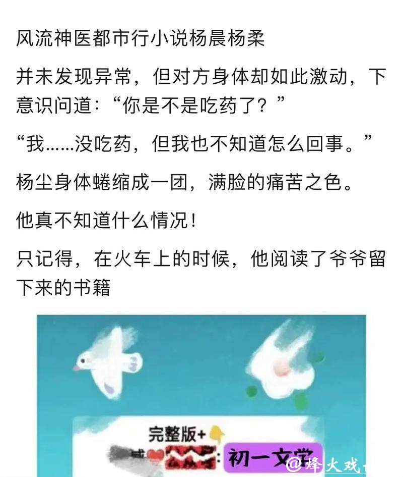 良心大作《风流小神医》，牛人的世界，收下我的膝盖！