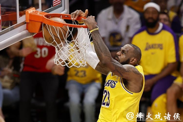 浓眉33+11詹姆斯27+14 湖人险胜爵士回西部第5